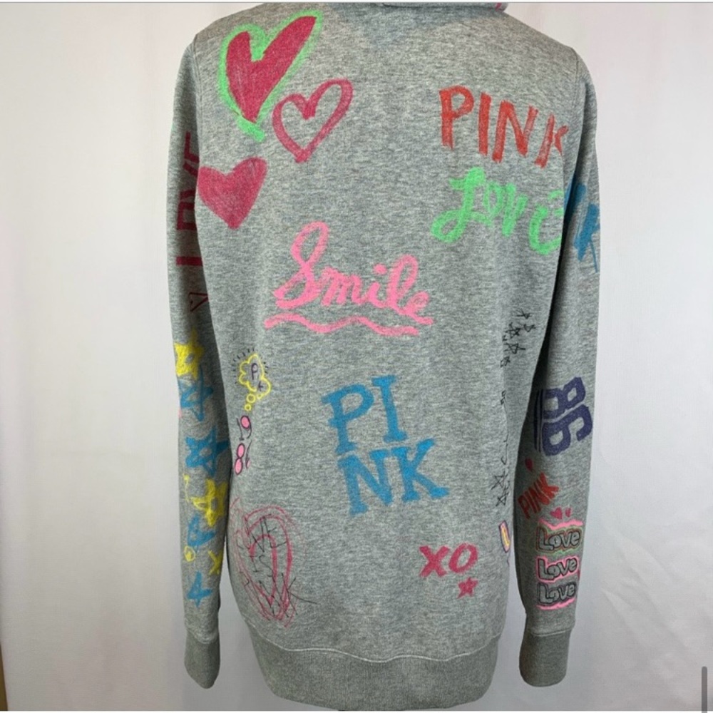 🌺 PINK-VS -Graffiti Hoodie -Limited Edition 🌺